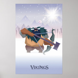 Póster Berserker de Viking