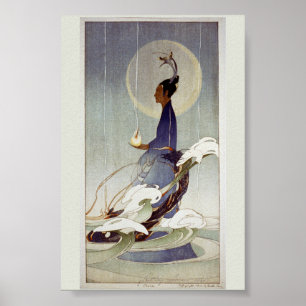 Póster Bertha Boynton Lum - Asia - c1920 - Color Woodcut