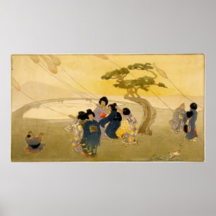 Póster Bertha Boynton Lum Kites