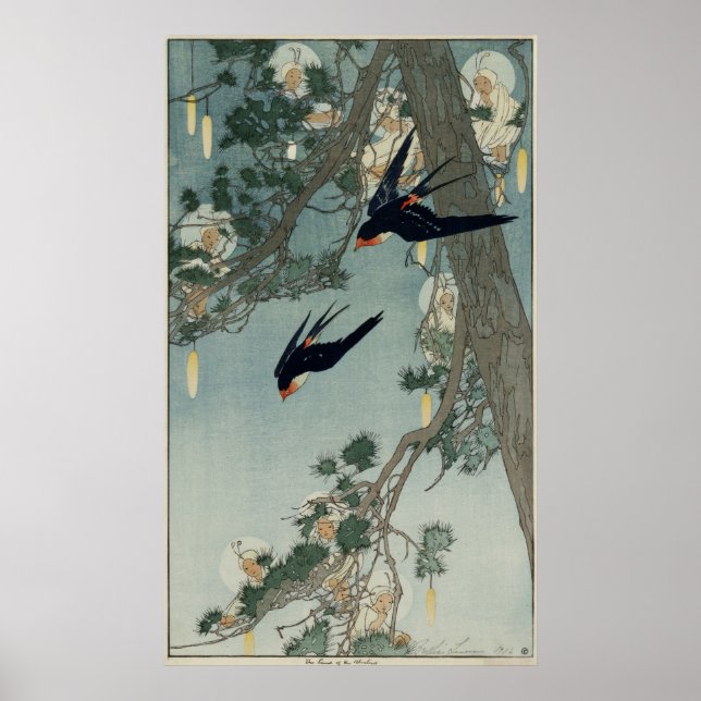 Póster Bertha Boynton Lum La tierra del pájaro azul (Frente)