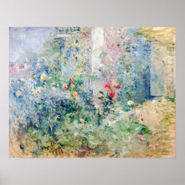 Póster Berthe Morisot - El jardín de Bougival