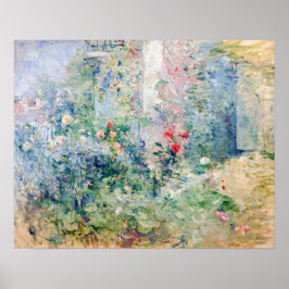 Póster Berthe Morisot - El jardín en Bougival