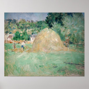Póster Berthe Morisot - Haystacks en Bougival