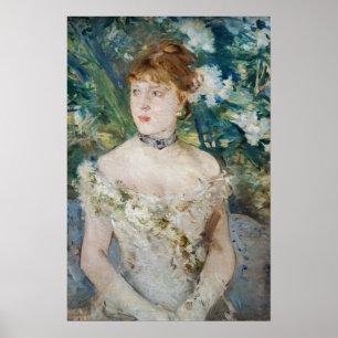 Póster Berthe Morisot - Joven muchacha con traje de baile