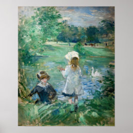 Póster Berthe Morisot - Junto a un lago