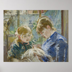 Póster Berthe Morisot - La hija del artista, Julie