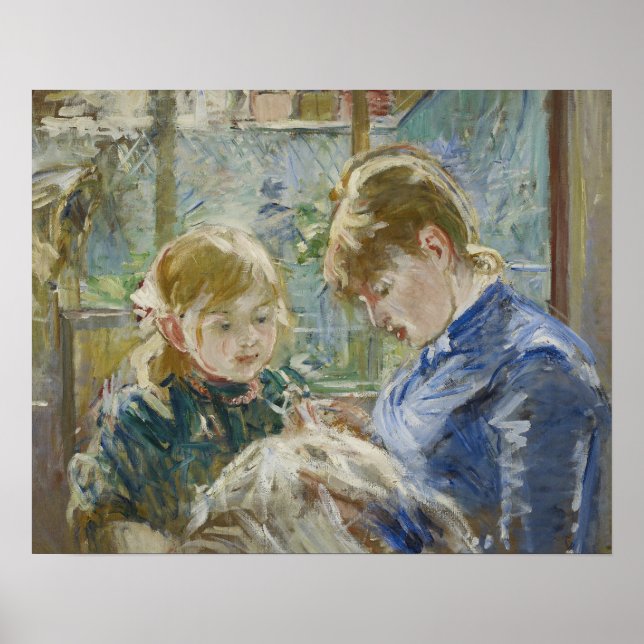 Póster Berthe Morisot - La hija del artista, Julie (Frente)