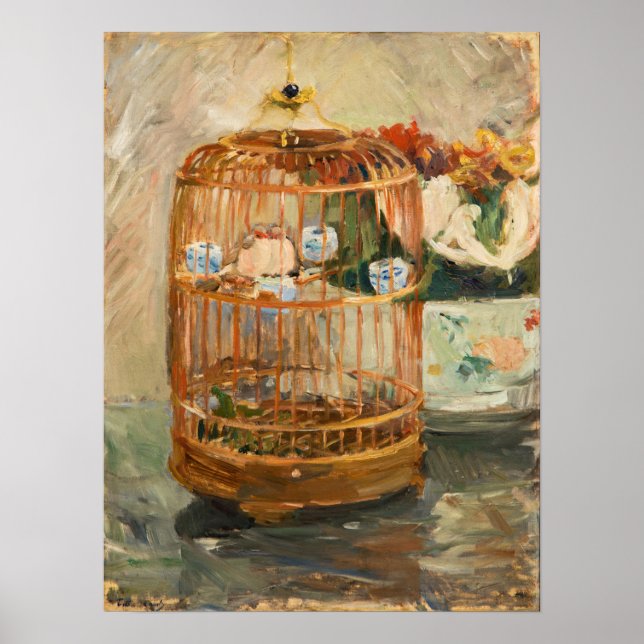 Póster Berthe Morisot - La jaula (Frente)