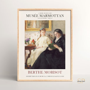 Póster Berthe Morisot La madre y hermana del artista