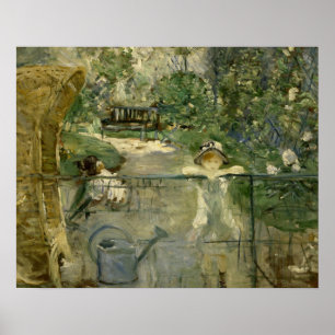 Póster Berthe Morisot - la silla de la cesta