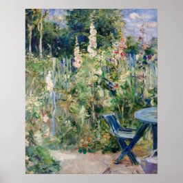 Póster Berthe Morisot - Malvarrosas