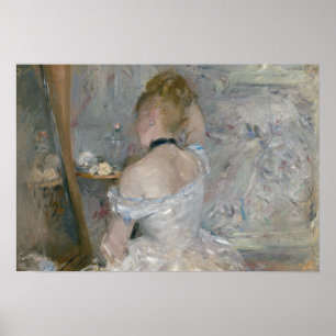 Póster Berthe Morisot - Mujer en su retrete