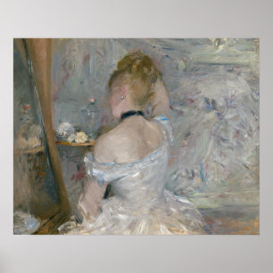 Póster Berthe Morisot - Mujer en su retrete