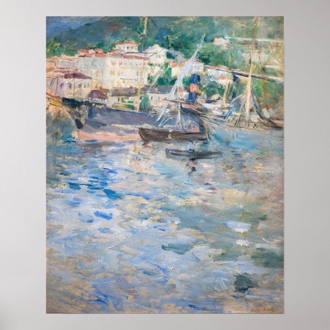 Póster Berthe Morisot - Puerto de Niza (Frente)