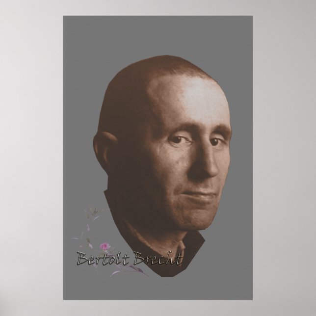 Póster Bertolt Brecht (Frente)