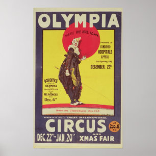 Póster Bertram muele el poster del circo
