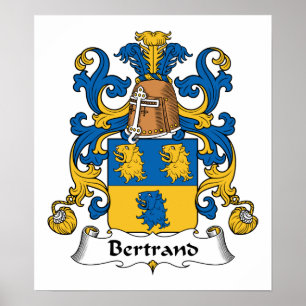 Póster Bertrand Family Crest