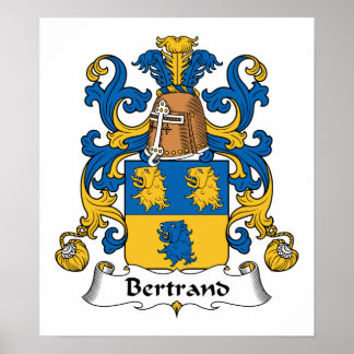 Póster Bertrand Family Crest