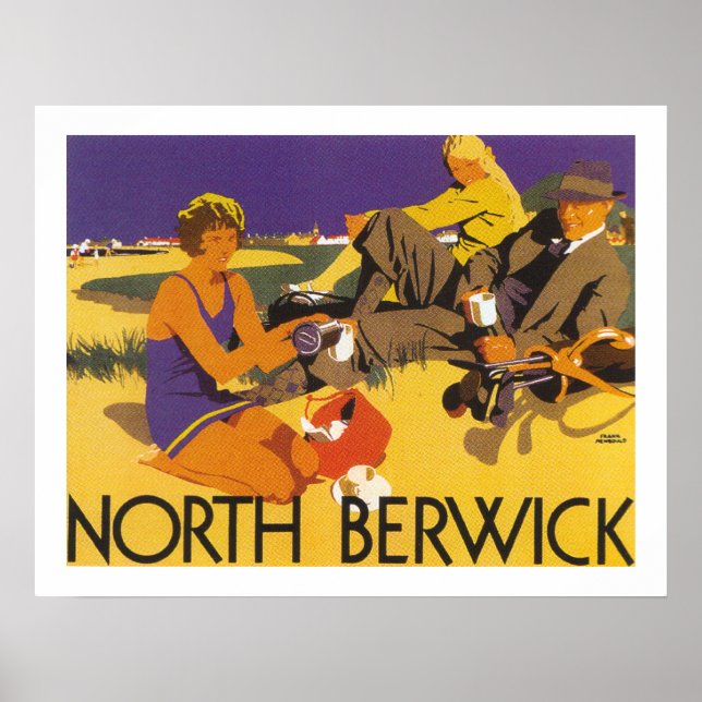 Póster Berwick septentrional (blanco) (Frente)