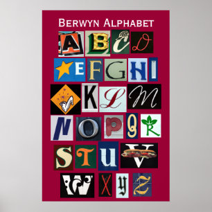 Póster Berwyn Alphabet