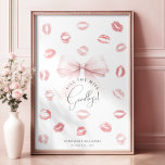 Póster Besa a la Poster de Miss Adiós Keepsake<br><div class="desc">El "Poster de Besa a la señorita Goodbye Keepsake" es un hermoso recuerdo que resume perfectamente la emoción y la alegría de una ducha de novias. Este poster combina la sofisticación moderna con el romance atemporal, proporcionando a los huéspedes una manera única y sincera de dejar su marca en la...</div>
