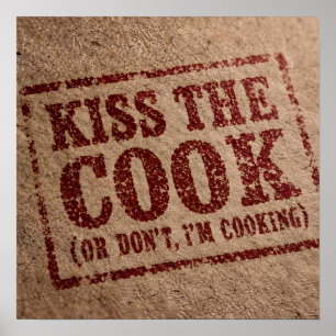 Póster Besa Al Cocinero