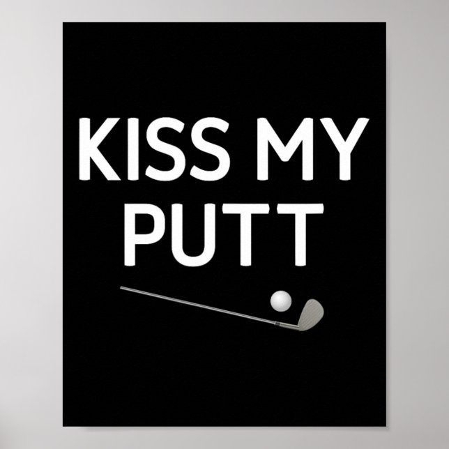 Póster Besa Mi Putt  (Frente)