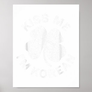 Póster Bésame A Los Camisas Coreanas Hijos St Patricks