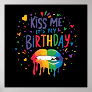 Póster Bésame Es Mi Cumpleaños