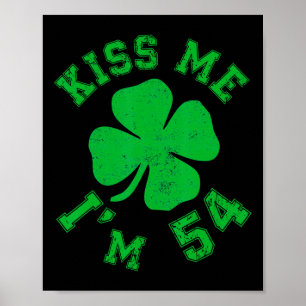 Póster Bésame soy 54 1971 Día de San Patricio Afortunado