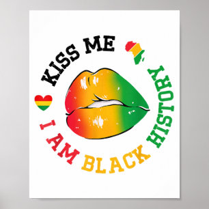 Póster Bésame soy el mes de la historia negra afroamerica