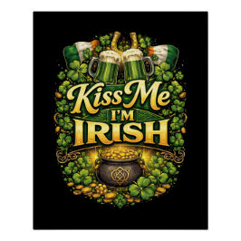 Póster Bésame, soy irlandés