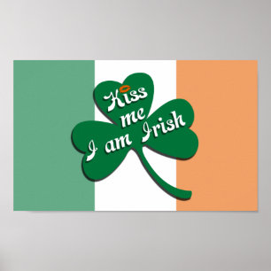 Póster Bésame soy irlandés