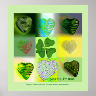 Póster Bésame soy irlandés