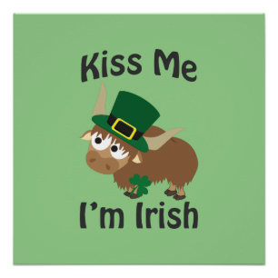 Póster Bésame, soy irlandés Yak