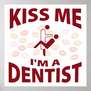 Póster Bésame, soy un dentista