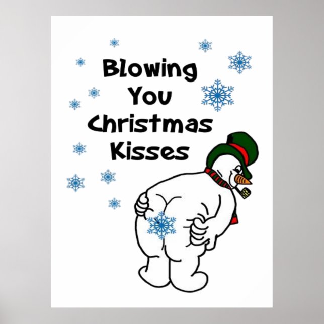 Póster Besándote con besos de Navidad (Frente)