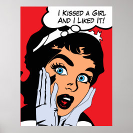 Póster Besé a un Chica y me gustó