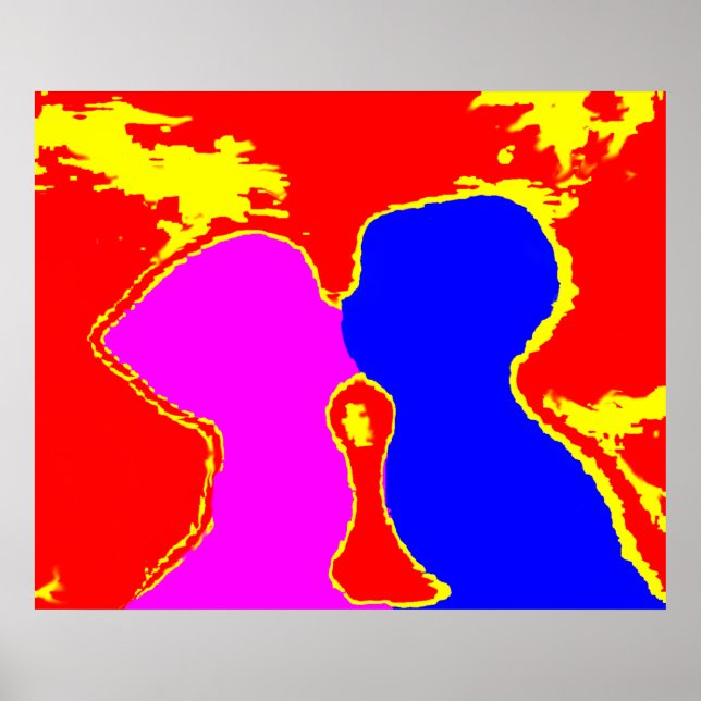 Póster Bese los regalos de Zazzle del MUSEO (Frente)