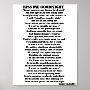 Póster BESE UN BUEN poema NOCTURNO