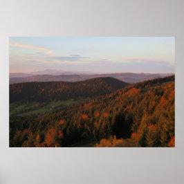 Póster Beskid Wyspowy otoño