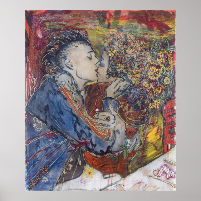 Póster "Beso" (Frente)