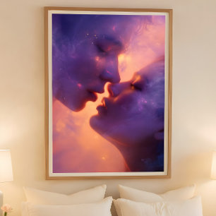 Póster Beso Celestial