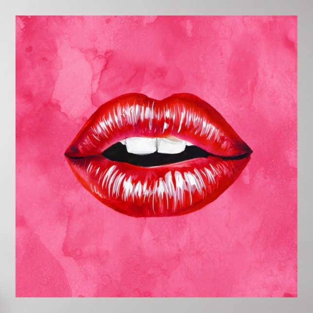 Póster Beso de amor (Frente)