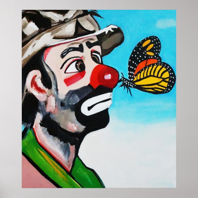 PÓSTER BESO DE CONEXIÓN Y MARIPOSAS (Frente)