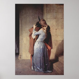 Póster Beso de Francesco Hayez