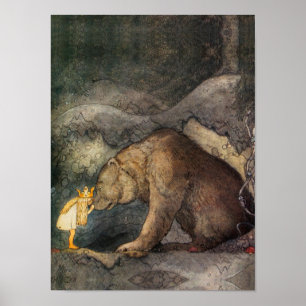 Póster Beso de oso