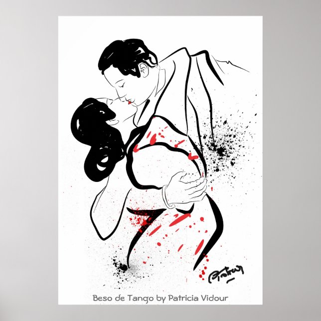 Póster Beso de tango - Beso de tango (Frente)