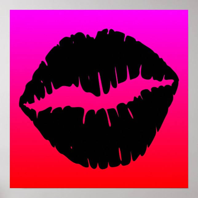 Póster Beso Negro (Frente)