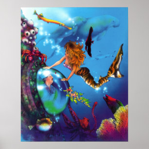 Póster Beso por un Poster marinero
